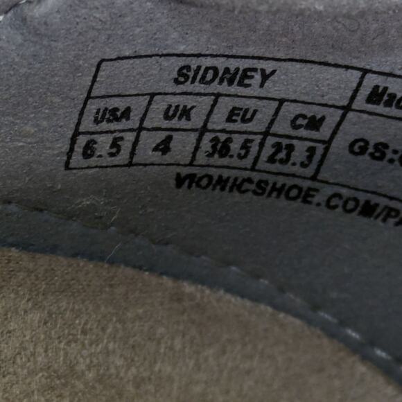 Vionic Sidney Slip On Loafers Gray Knit Size 6.5 Comfort Walking Travel Shoes - Picture 8 of 10